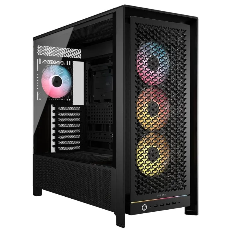 Corsair FRAME 5000 RS ARGB E-ATX Tower in vetro temperato USB-C Nero