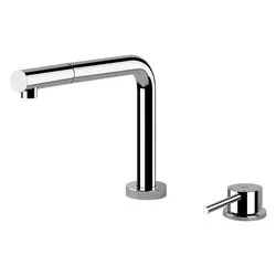 Miscelatore lavello canna abbattibile e doccetta SU & GIÙ Cromo lucido 50109 031