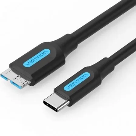 Cavo Vention CQABD USB 3.0 MicroUSB a USB-C 5 Gbps 50 cm Nero