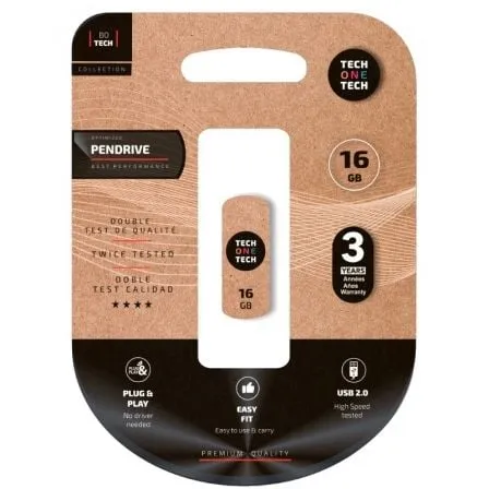 Chiavetta USB 2.0 Tech One Tech Pro Smart Clip da 16 GB