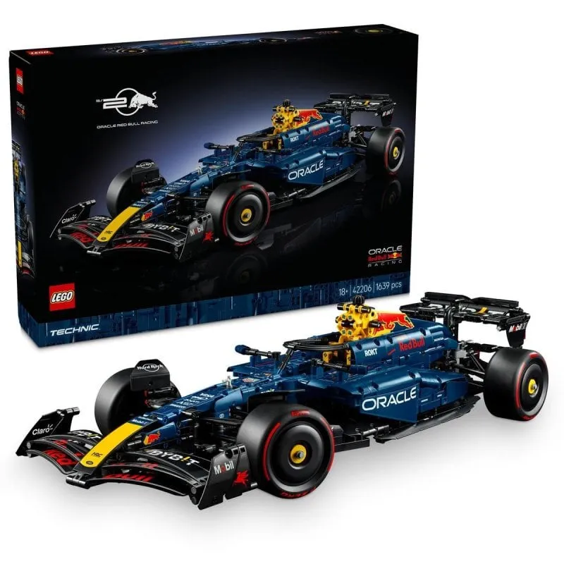 Lego Technic Oracle Red Bull Racing RB20 F1 Car, costruisci il tuo veicolo da corsa per età 18+
