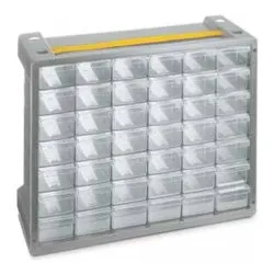 Porta minuteria cassettiera modulare Poker 42P (40,5x15x32,5cm) Grigio 1002304