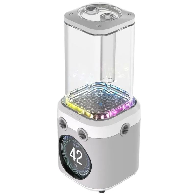 Corsair iCUE LINK XD6 RGB ELITE LCD Pompa e Serbatoio per Raffreddamento a Liquido Bianco