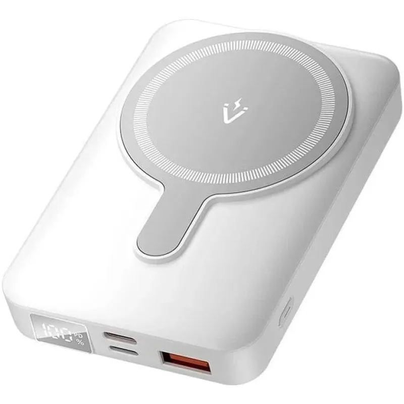 Vention FHTW0 Power Bank 10000mAh Magnetico Wireless Bianco