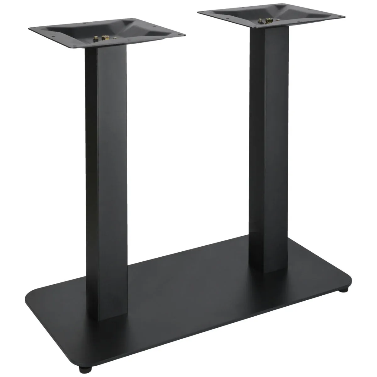 PULSIVA Base per tavoli rettangolari Tavio; 80x40x72 cm (LxLxH); nero