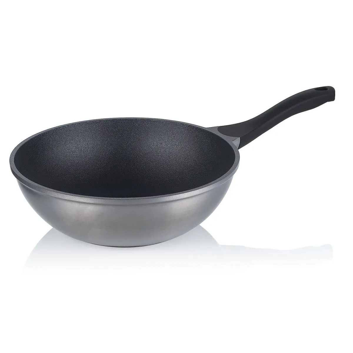 kela Padella wok Vitana Gusto in alluminio pressofuso; 5000 ml, 10 cm (H); grigio; rotonda