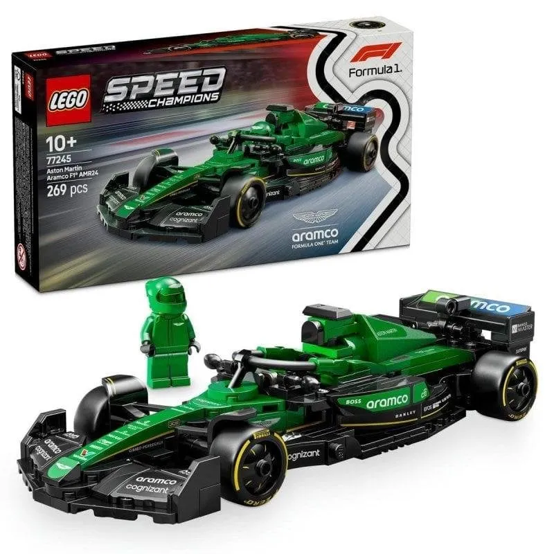 LEGO Speed Champions Aston Martin Aramco F1 AMR24 77245 269 pezzi