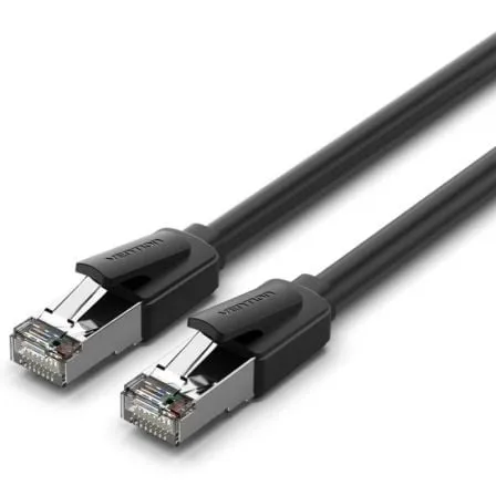 Cavo di rete schermato SFTP Vention IKKBG Cat.8 1,5 m 40 Gbps nero