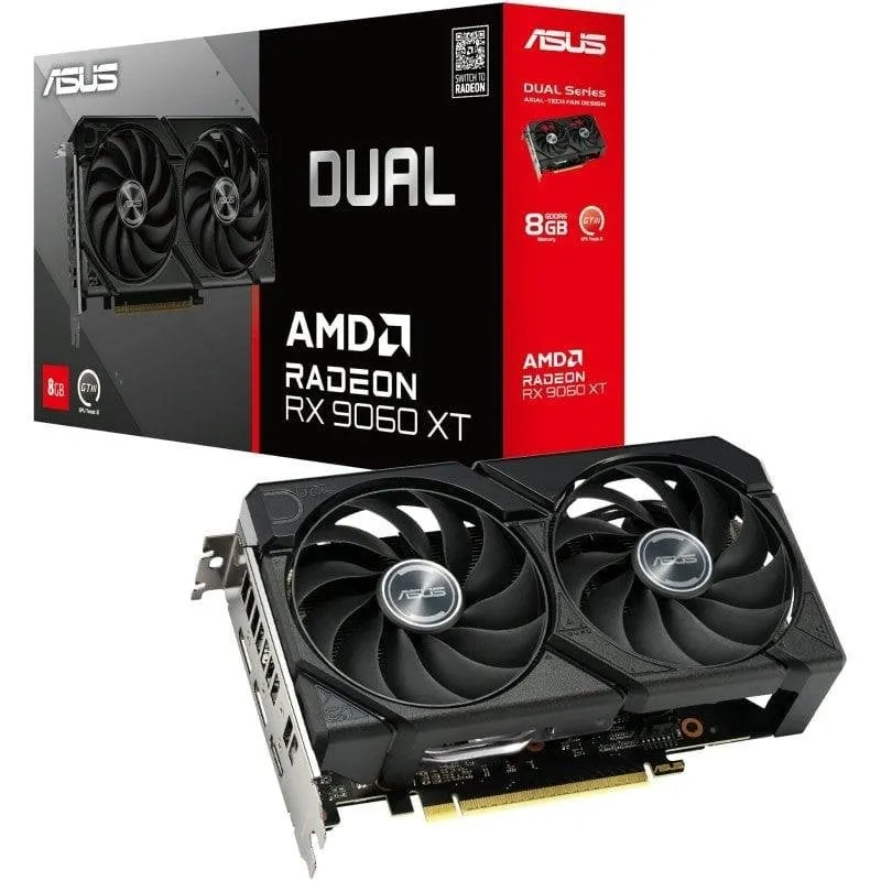 Scheda Grafica ASUS Radeon RX 9060 XT DUAL 8GB GDDR6 FSR 4