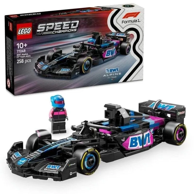 LEGO Speed Champions BWT Alpine F1 Team A524 77248 258 pezzi