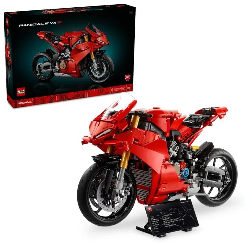 Lego Technic Ducati Motorcycle: giocattolo per adulti, modello e arredamento per la casa 42202