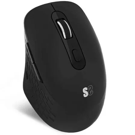 SUBBLIM Mouse wireless doppio 1600 DPI Silent Click Batteria Nero