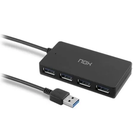 NOX Hub 4 porte USB 3.0 10 Mbit/s modello Lite Hub One compatto