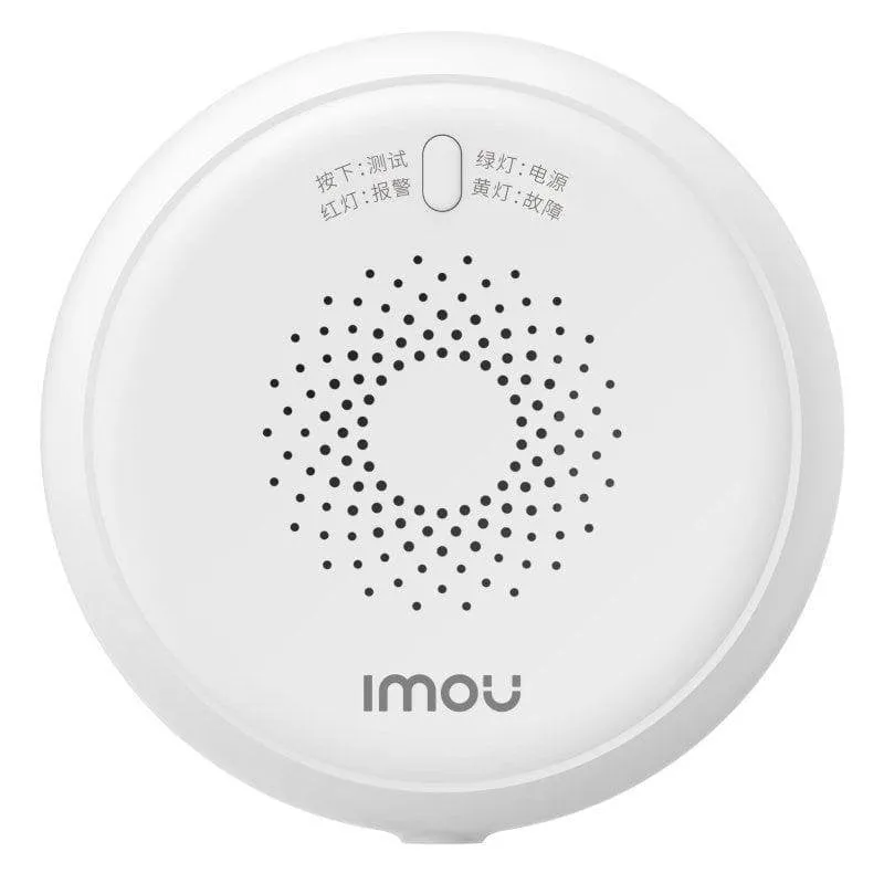 Rilevatore di fumo e gas IMOU ZGA1-EU Wireless Rilevamento precoce Allarme 70 dB Kit