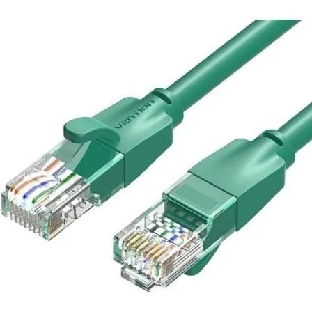 Cavo di rete intrecciato in PVC Vention IBEGF Cat.6 1m RJ45 UTP 1000Mbps verde