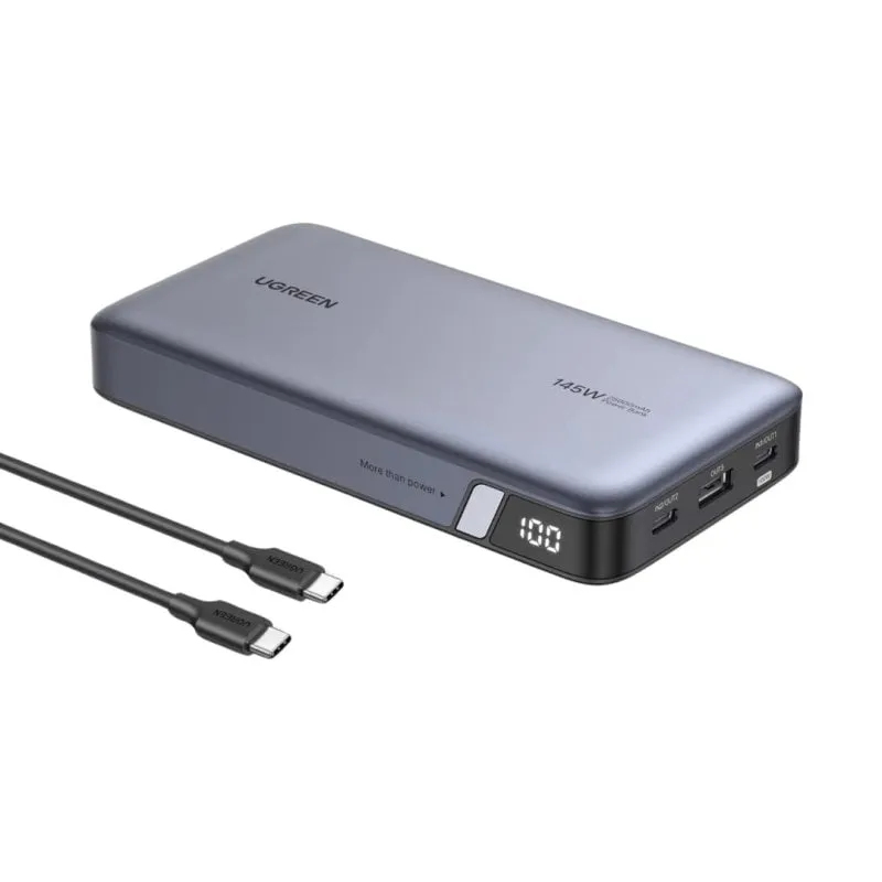 Ugreen Nexode Power Bank portatile a ricarica rapida da 25000 mAh e 145 W