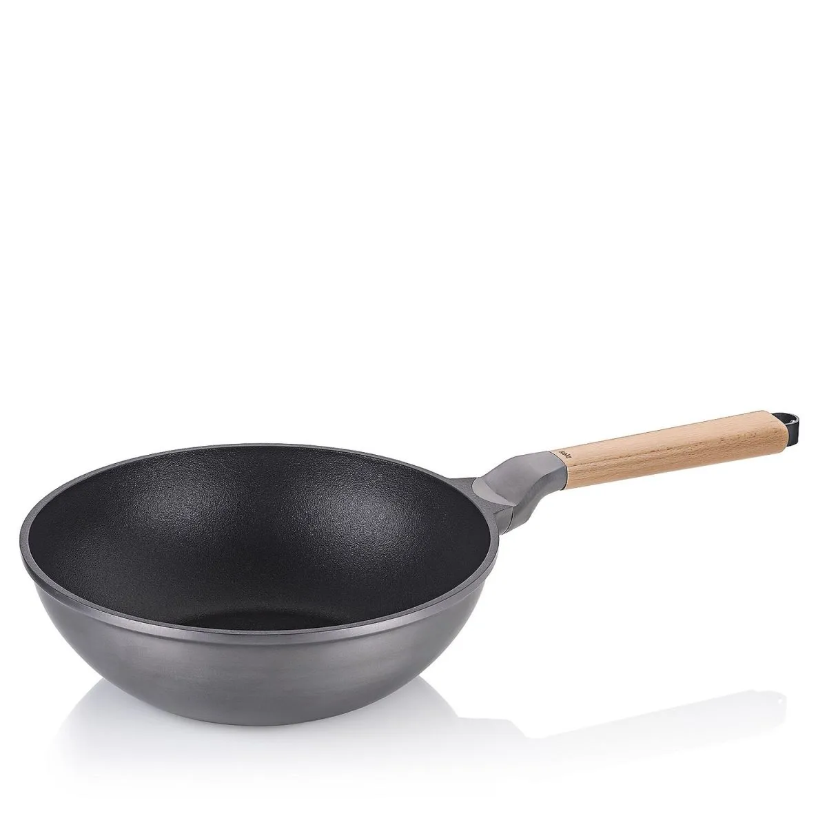 kela Padella wok Vitana in alluminio pressofuso; 5000 ml, 10 cm (H); grigio; rotonda