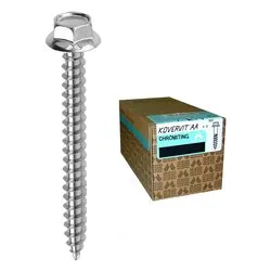 Viti autofilettanti per edilizia 100 pz (6,5x140mm) Cromato KV811B651400C8C