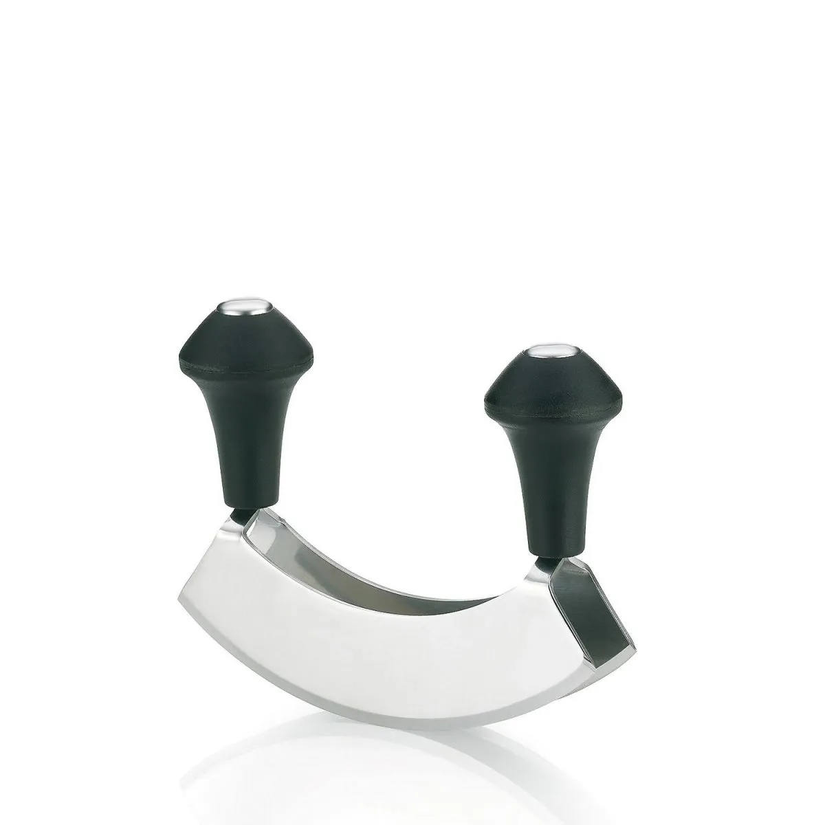 kela Coltello a mezzaluna Ganda in acciaio inox; 13.5 cm (L); argento