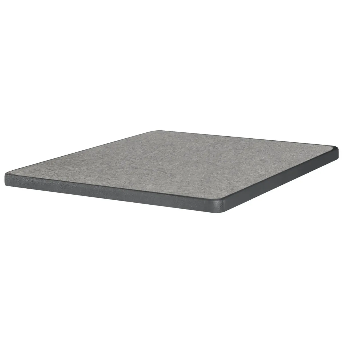 PULSIVA Piano per tavolo Sevelit quadrato; 70x70 cm (LxL); grigio pietra; quadrata