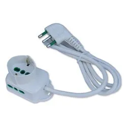 Multipresa tavolo 3P 10/16A TRIAX Bianco 42105