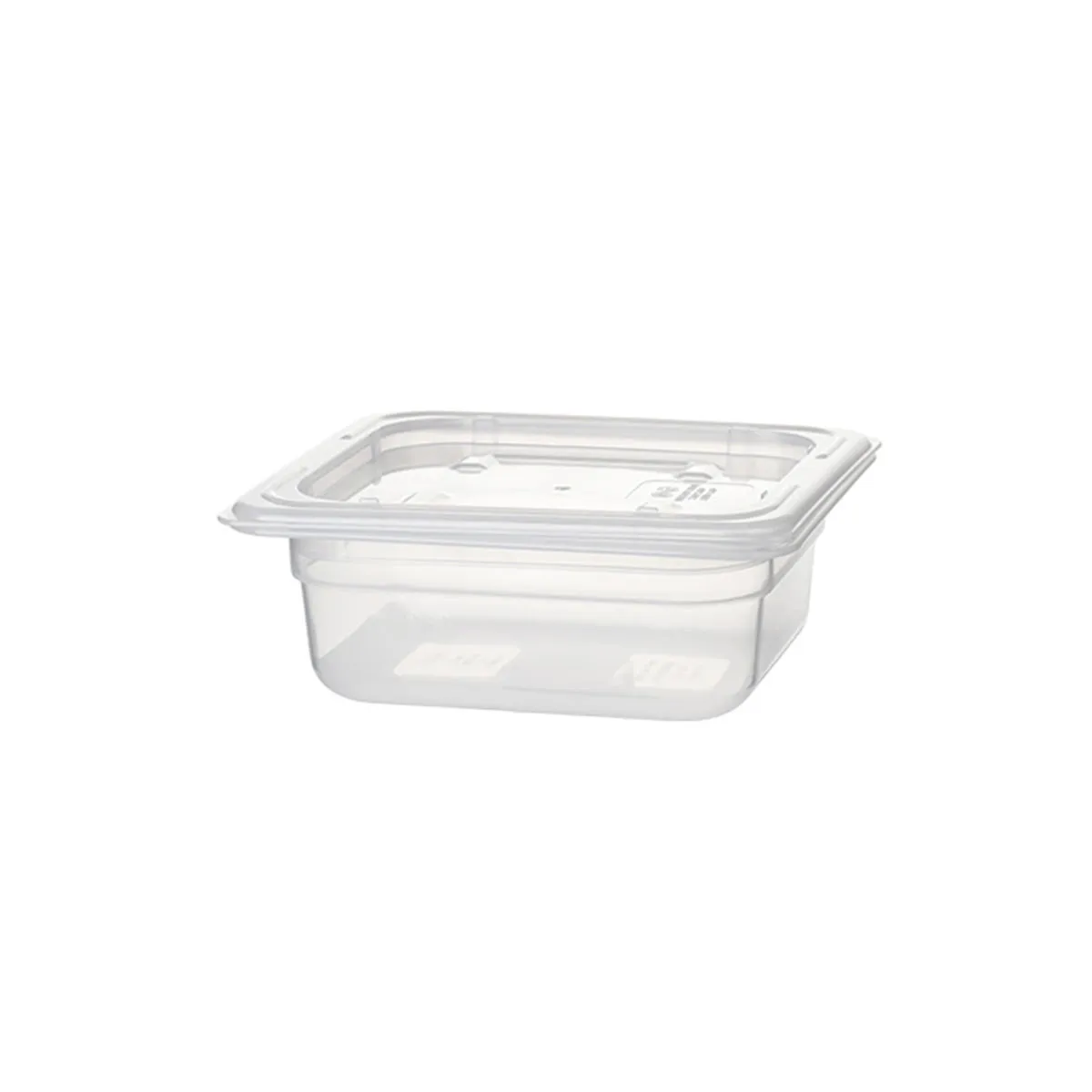 Stalgast Contenitore Gastronorm, polipropilene, gastronorm 1/6, H. 65 mm, serie Protect di ; GN 1/6, 0.001 l, 17.6x16.2 cm (LxP); trasparente