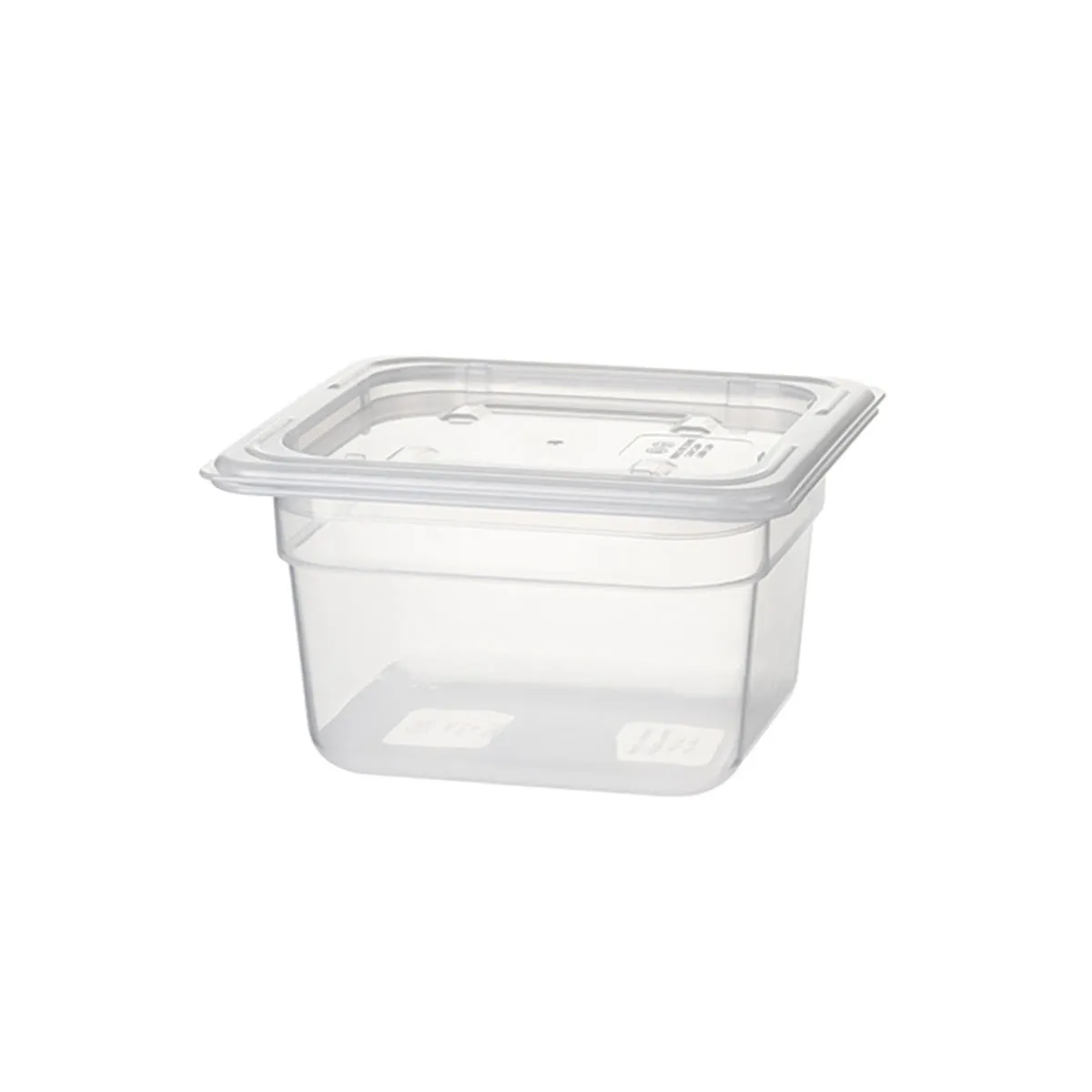 Stalgast Contenitore Gastronorm, polipropilene, gastronorm 1/6, H. 65 mm, serie Protect di ; GN 1/6, 0.0016 l, 17.6x16.2 cm (LxP); trasparente