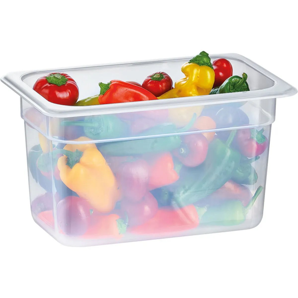 Stalgast Contenitori Gastronorm serie Buffet di Stalgast, GN 1/4, polipropilene; GN 1/4, 0.0017 l, 26.5x16.2 cm (LxP); trasparente