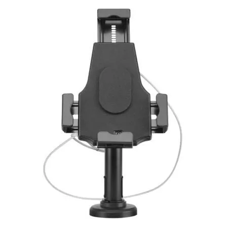 AISENS MS1P02-111 Supporto per tablet antifurto regolabile 8-11" da parete/scrivania, nero