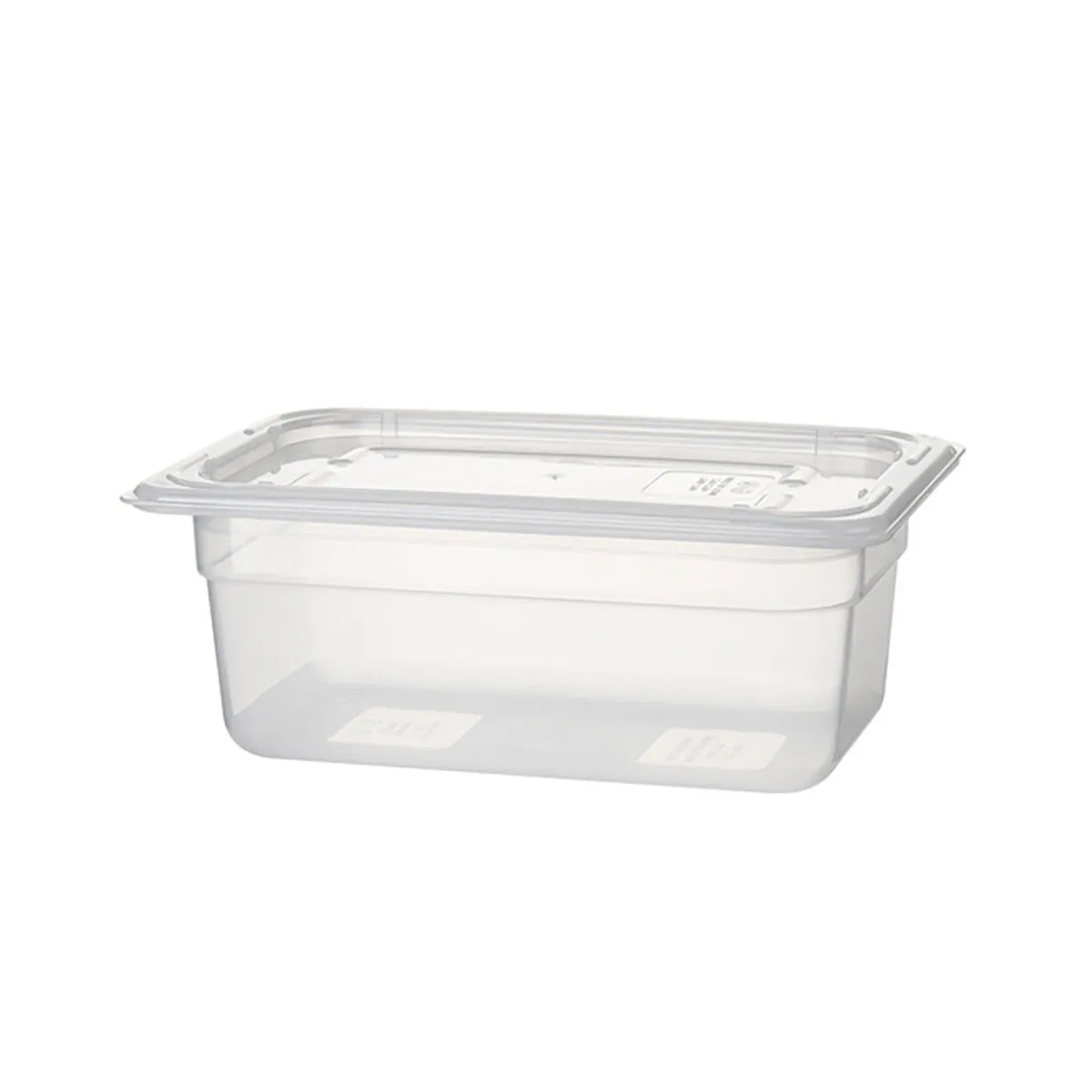 Stalgast Contenitore Gastronorm, polipropilene, gastronorm 1/4, H. 65 mm, serie Protect di ; GN 1/4, 0.0028 l, 26.5x16.2 cm (LxP); trasparente