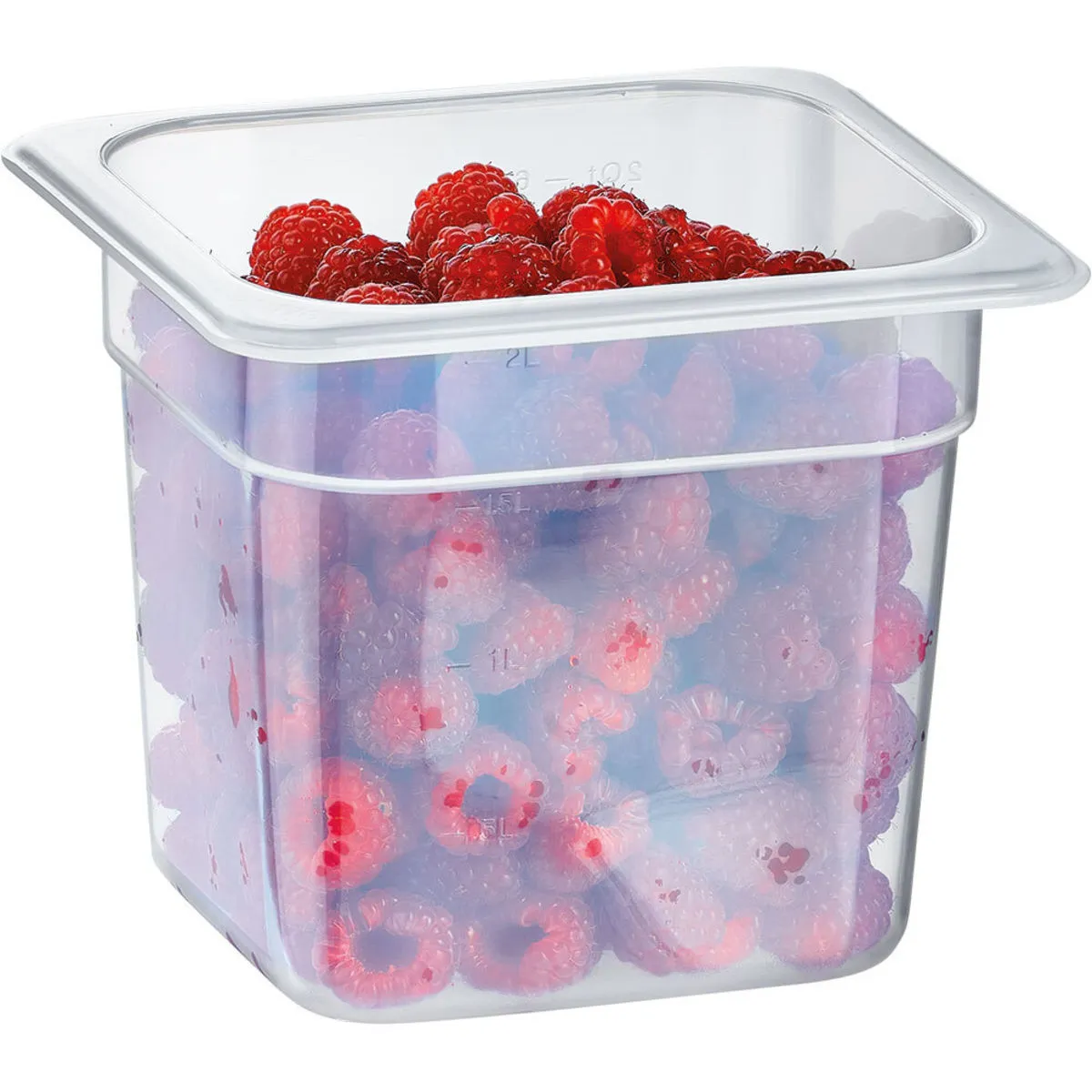 Stalgast Contenitori Gastronorm serie Buffet di Stalgast, GN 1/6, polipropilene; GN 1/6, 0.002 l, 17.6x16.2 cm (LxP); trasparente