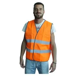 Gilet alta visibilità (taglia unica ) Arancio 01210N032