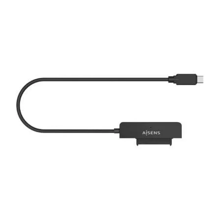 Adattatore 2.5 USB-C 3.1 Gen1 AISENS ASE-25C04B ABS Compatto Nero UASP LED