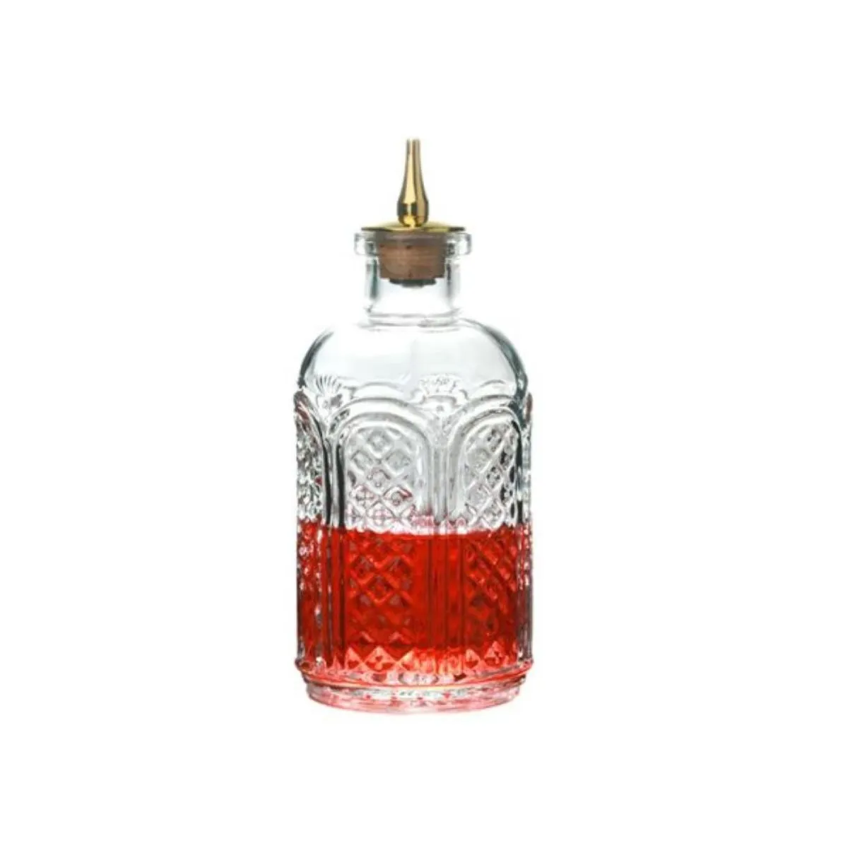 Stalgast Bottiglia per amari con tappo in sughero; 15 ml, 6.5x13.6 cm (ØxH); trasparente