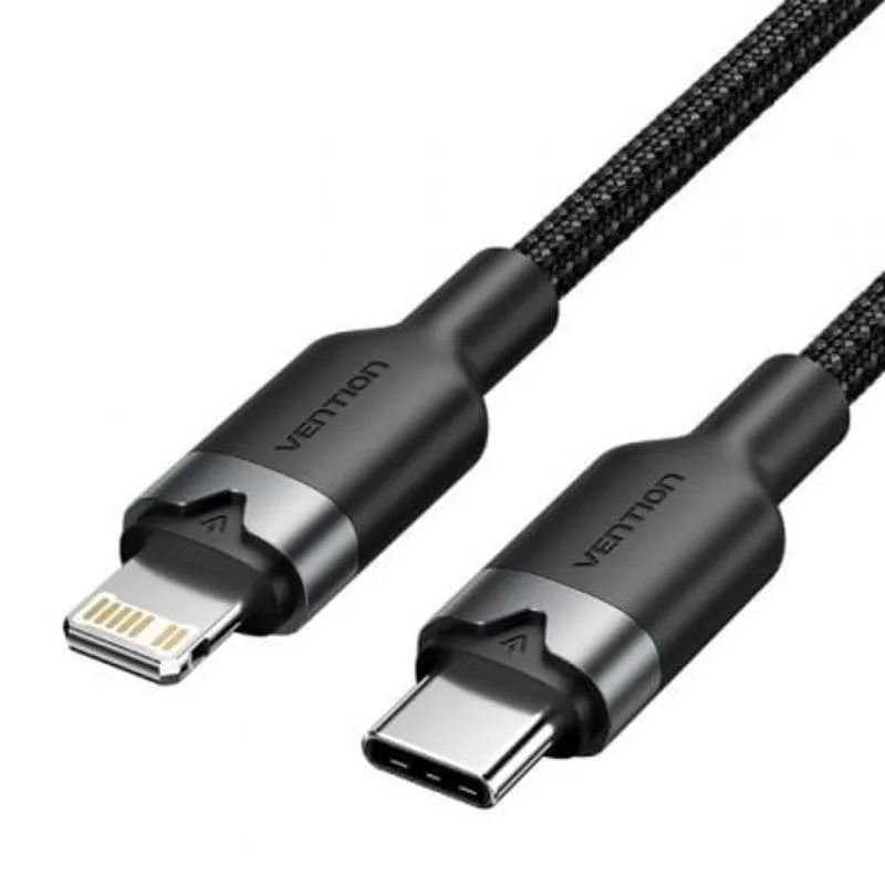 Cavo Vention LALBH USB-C a Lightning 27W 2m Nero