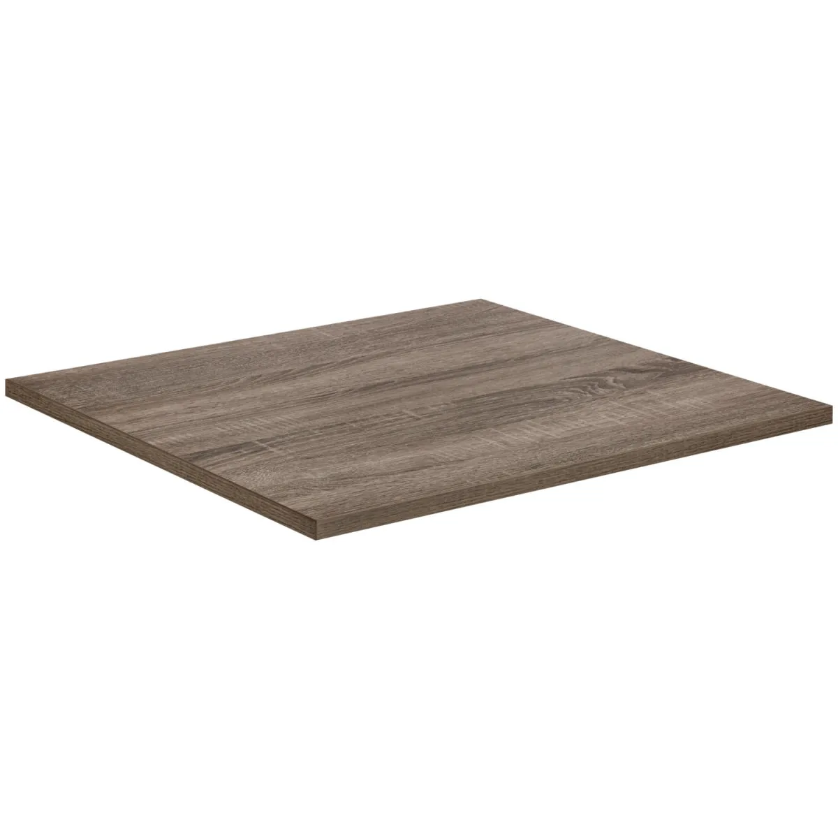 PULSIVA Piano tavolo Solona rettangolare; 68x60x1.9 cm (LxLxH); quercia; rettangolare
