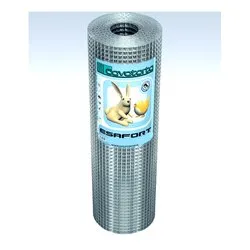 Rete maglie quadre (1x25mt) acciaio zincato ESAFORT Zinco SF43100025B