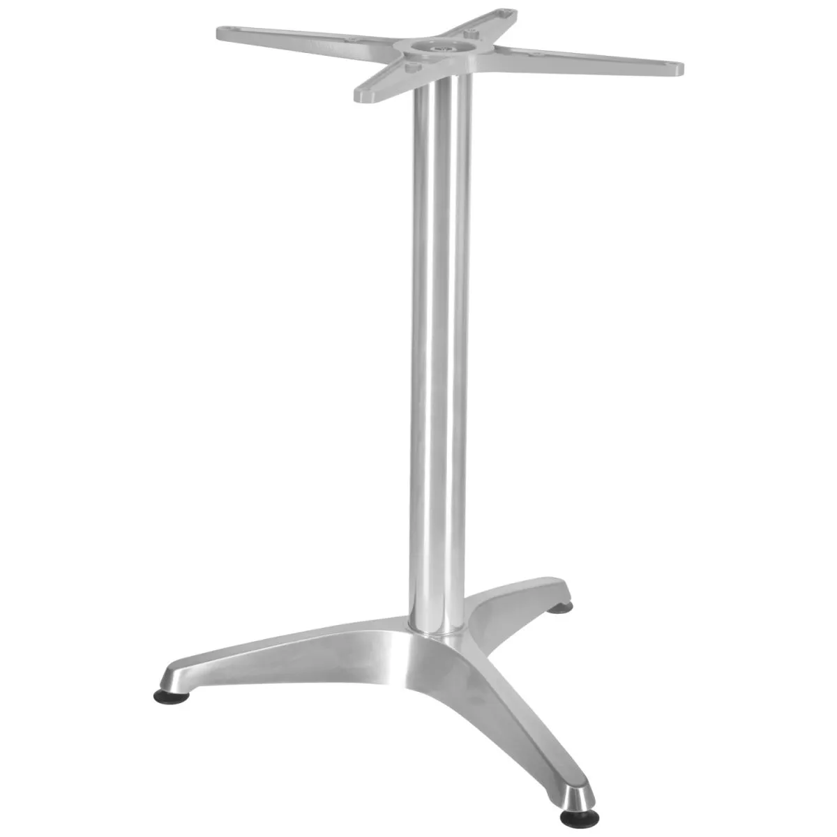 PULSIVA Base tavolo Past alluminio; 60x60x72 cm (LxLxH); argento