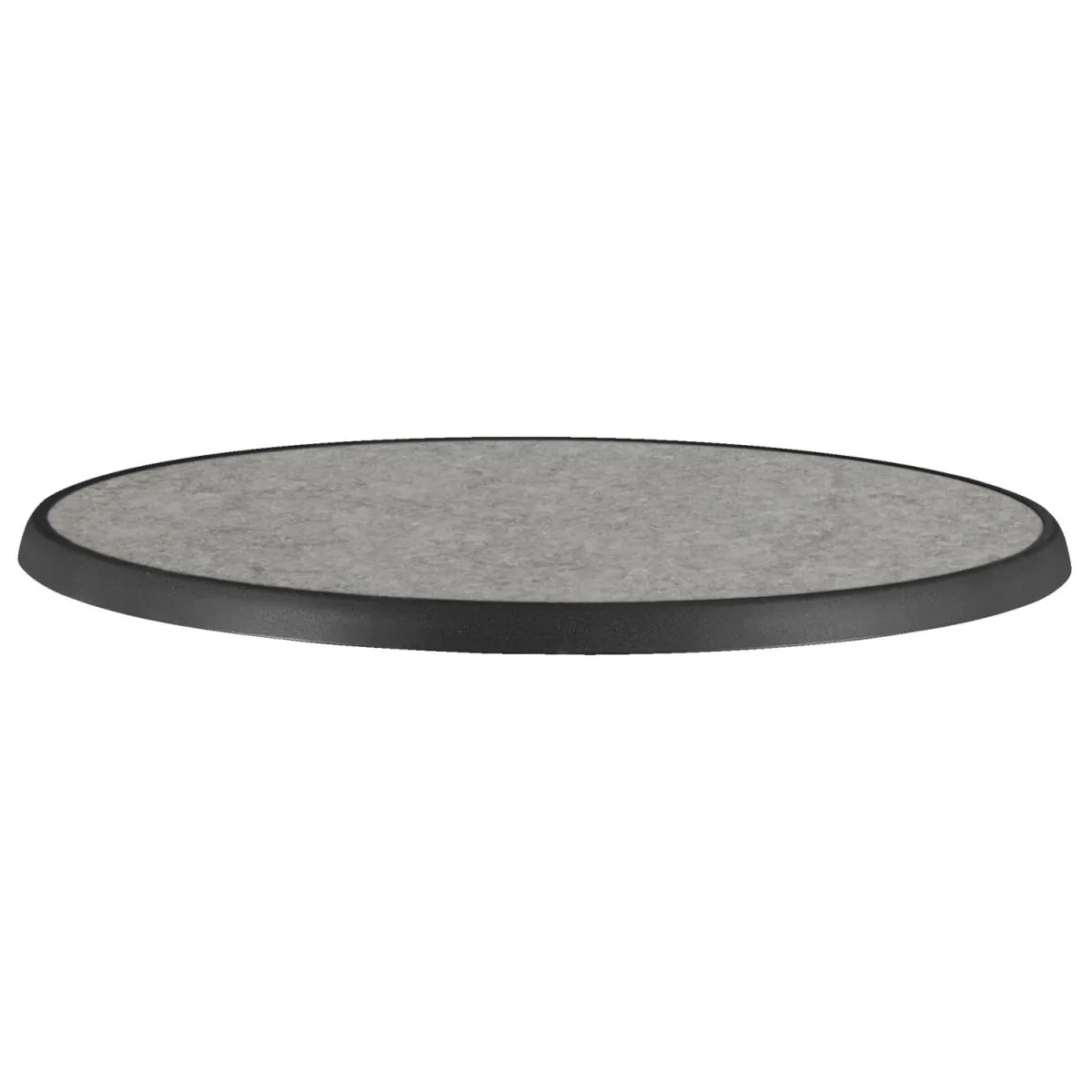 PULSIVA Piano per tavolo Sevelit rotondo; 60 cm (Ø); grigio pietra; rotonda
