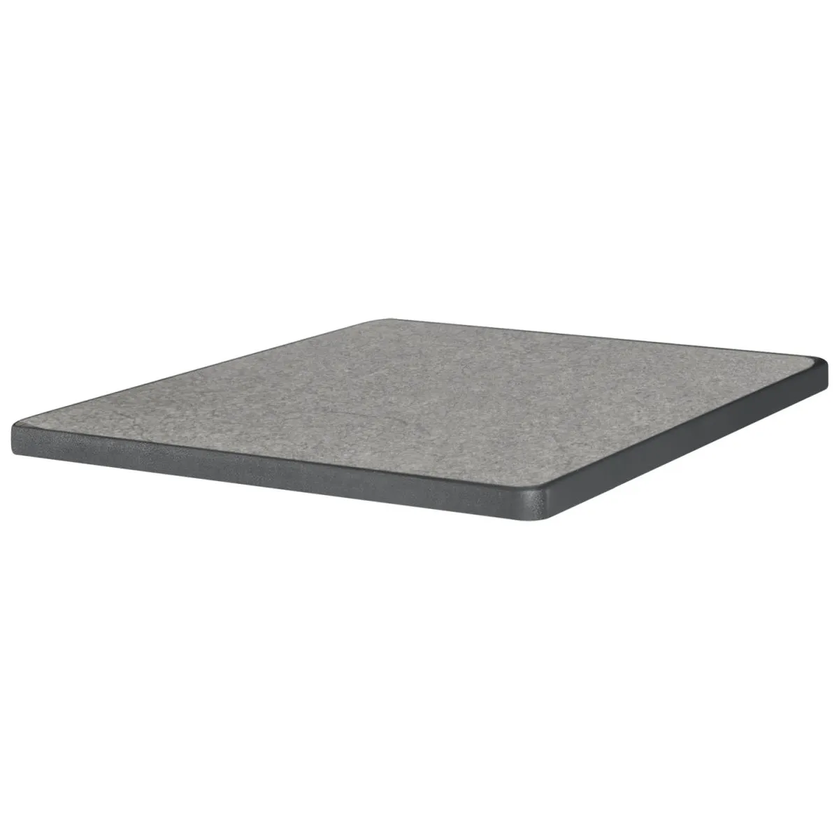 PULSIVA Piano per tavolo Sevelit quadrato; 60x60 cm (LxL); grigio pietra; quadrata