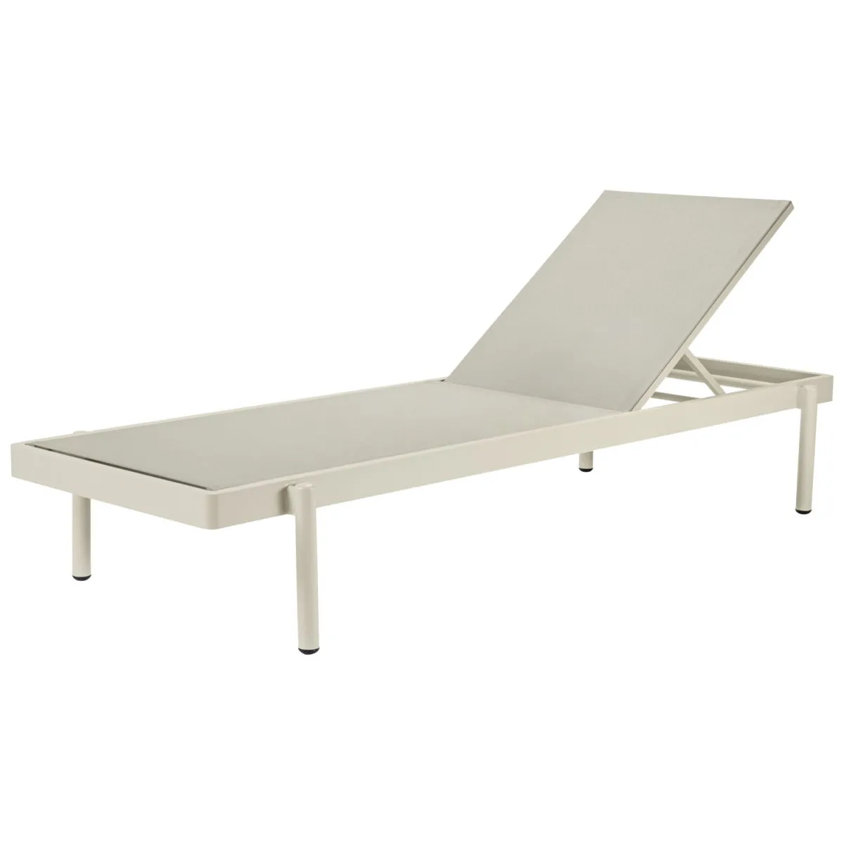 VEGA Lettino prendisole Arvos; 200x73.5x32 cm (LxLxH); seduta beige, struttura beige