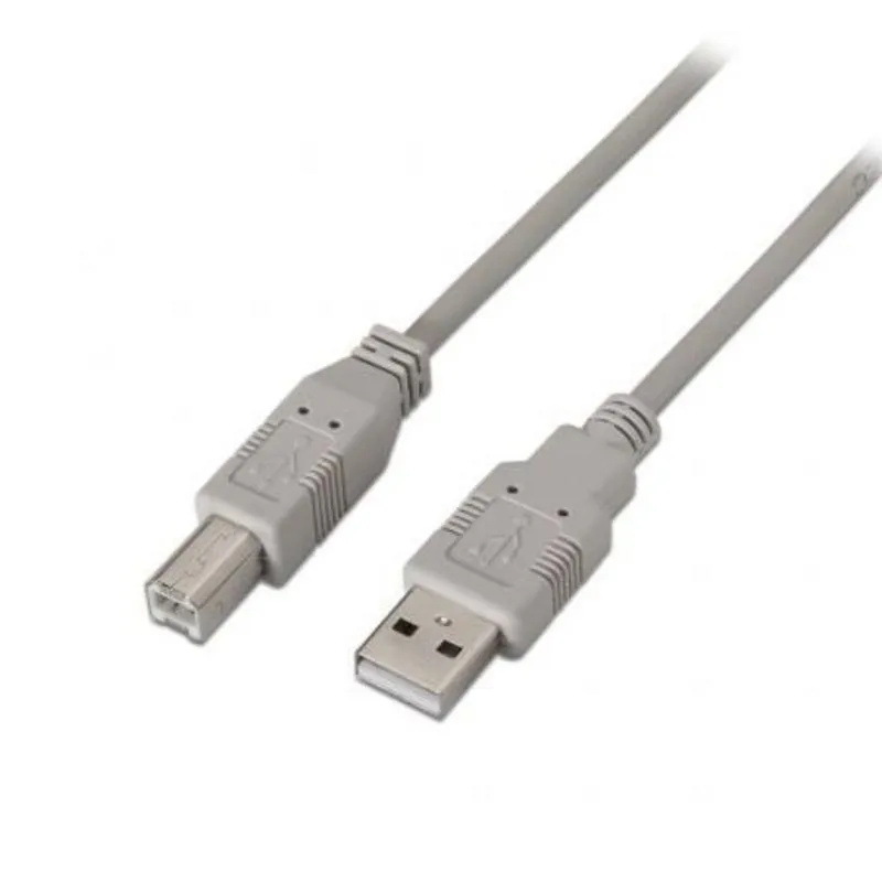 Cavo USB 2.0 AISENS A101-0004 4.5m USB A-USB B alta velocità beige