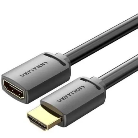 Cavo HDMI Vention AHCBF 4K 60Hz 50 cm maschio-femmina placcato oro nero