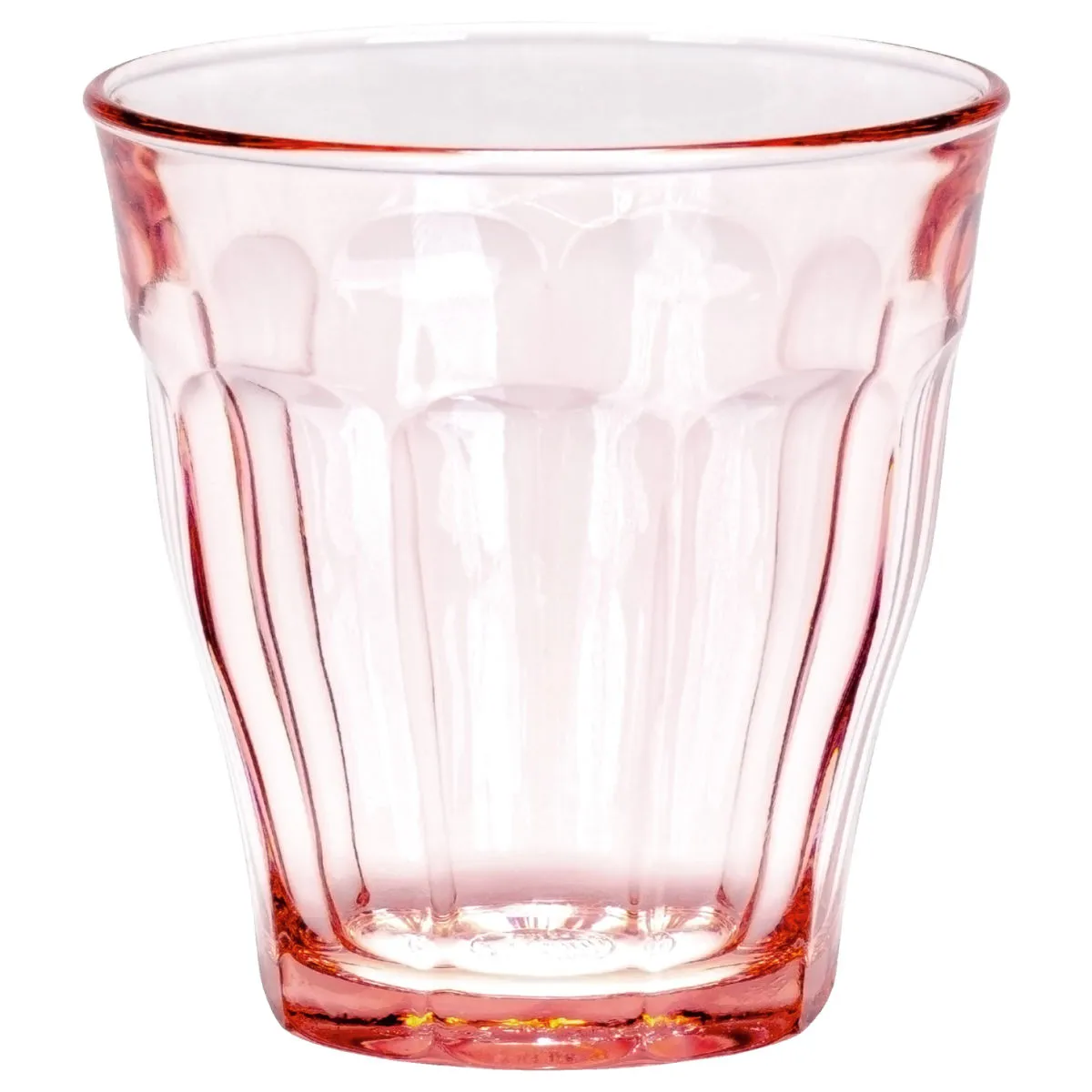 6x Duralex Bicchiere in vetro temperato Picardie colorato; 250 ml, 8.7x9 cm (ØxH); rosé; 6 pz. / Pacco
