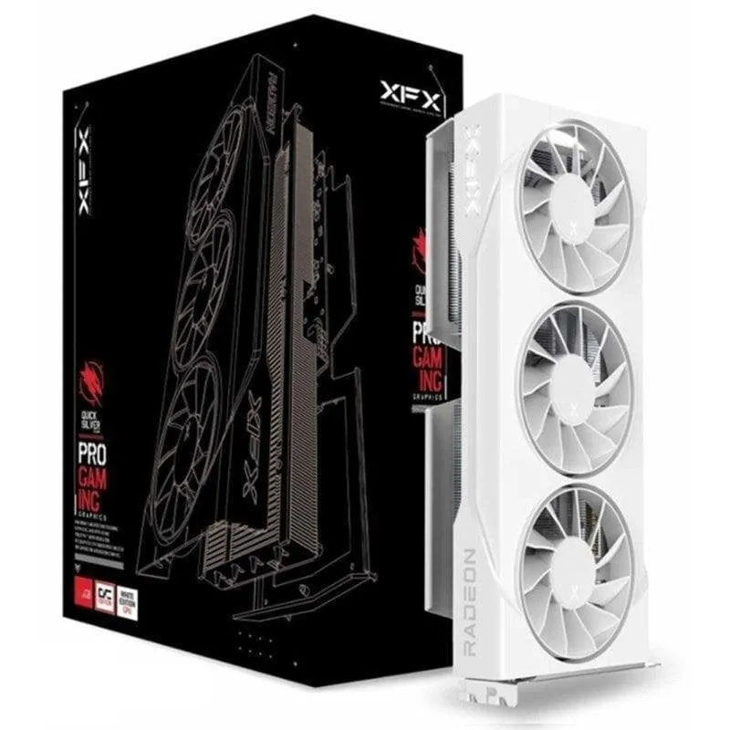 Scheda Grafica XFX Radeon RX 9060 XT SWIFT OC 16GB GDDR6 White Tripla Ventola