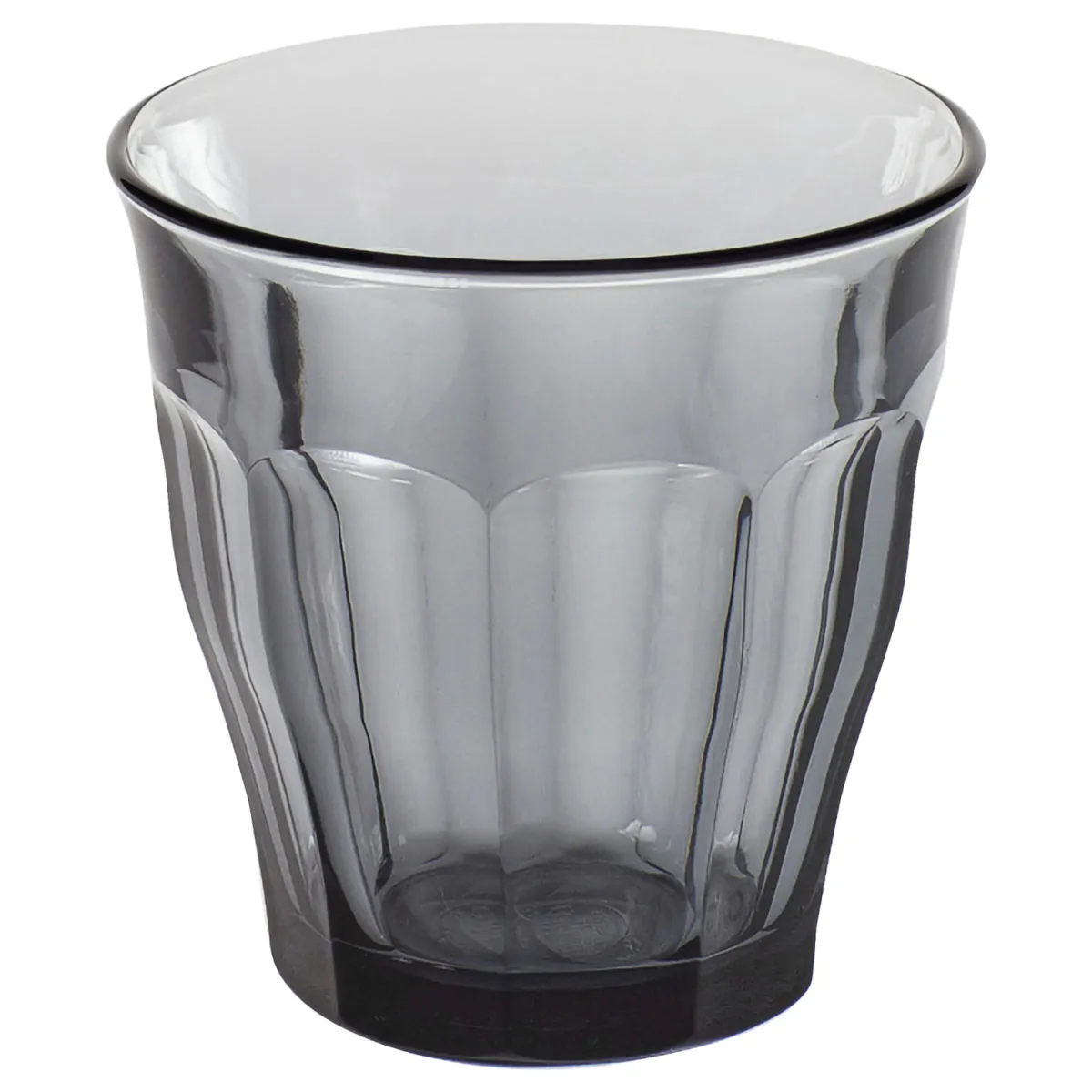 6x Duralex Bicchiere in vetro temperato Picardie colorato; 250 ml, 8.7x9 cm (ØxH); grigio; 6 pz. / Pacco