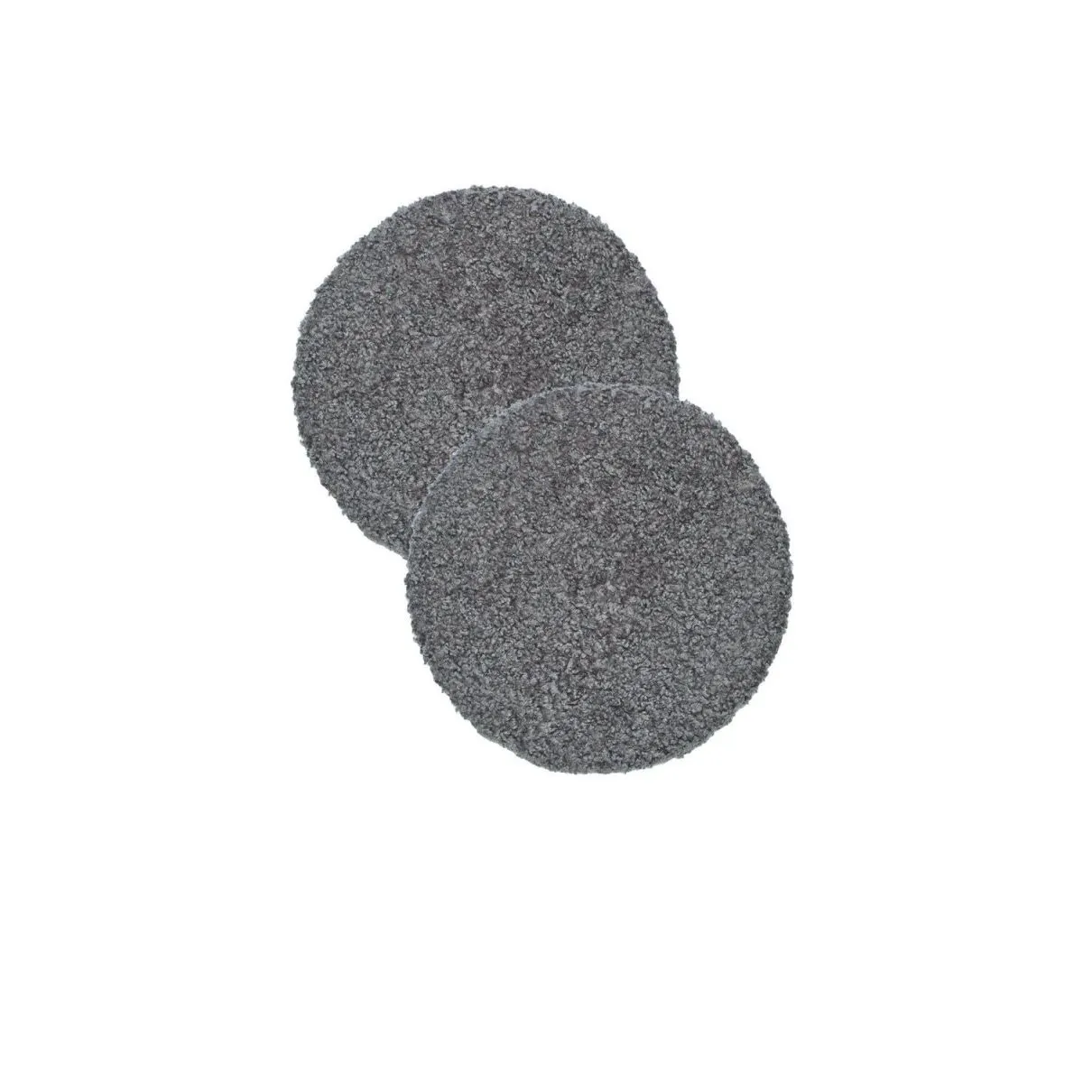 2x Svanefors Cuscino per sedia Teddy 2P; 38x38x4 cm (LxLxH); grigio; tinta unita; 2 pz. / Pacco