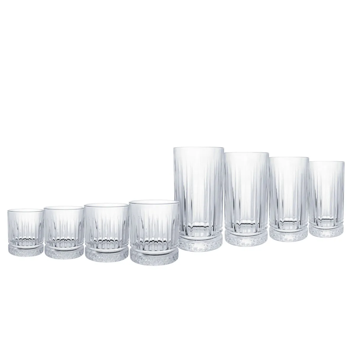creaTable Elysia - Set di bicchieri 8 pezzi; trasparente