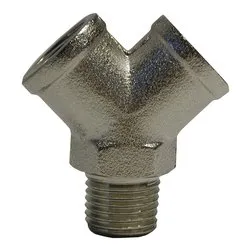 Raccordo derivazione a Y ( filettato M 1/4 - F 1/4" ) 14321