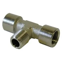Raccordo derivazione a T ( filettato M 1/4 - F 1/4" ) 14341